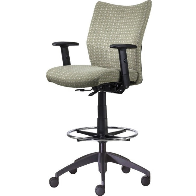 9 to 5 Seating Drafting Stool with Posture Back Control, Armless - NTF2366P1001DO