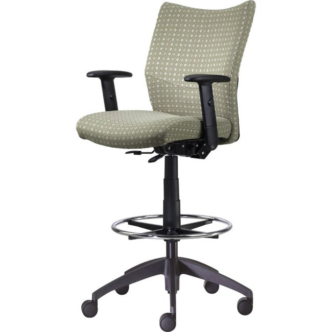 9 to 5 Seating Drafting Stool with Posture Back Control, Armless - NTF2366P1001LA