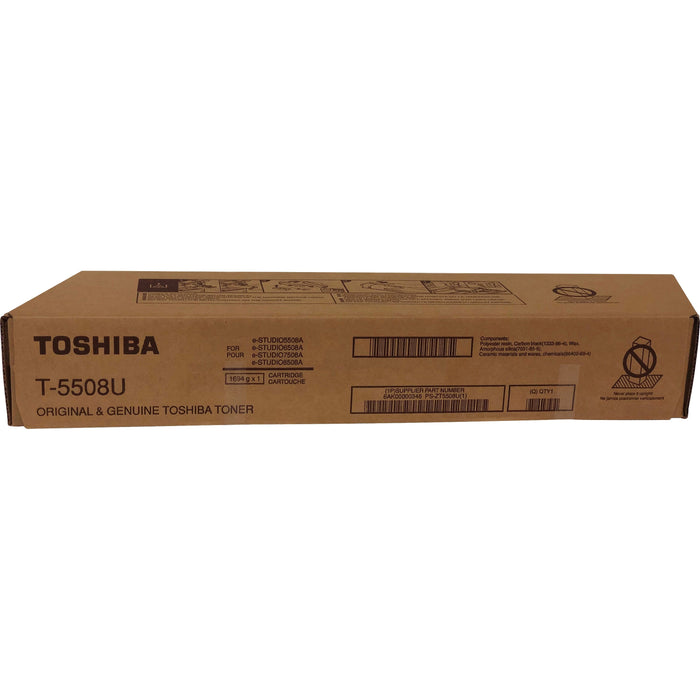 Toshiba Original Laser Toner Cartridge - Black - 1 Each - TOST5508U