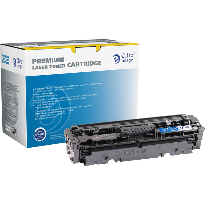 Elite Image Remanufactured Economy Yield Laser Toner Cartridge - Single Pack - Alternative for HP 410A (CF411A) - Cyan - 1 Each - ELI76273