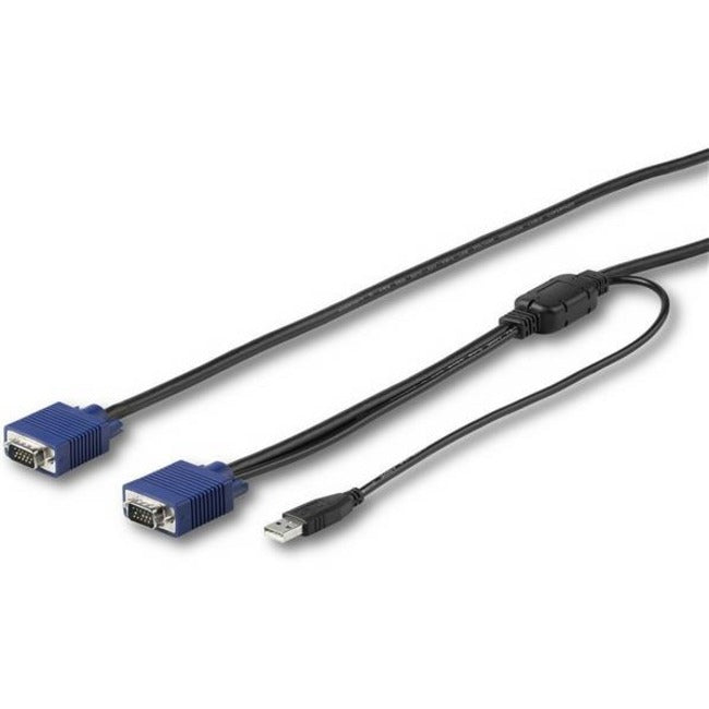 StarTech.com 10 ft. (3 m) USB KVM Cable for StarTech.com Rackmount Consoles - VGA and USB KVM Console Cable (RKCONSUV10) - STCRKCONSUV10