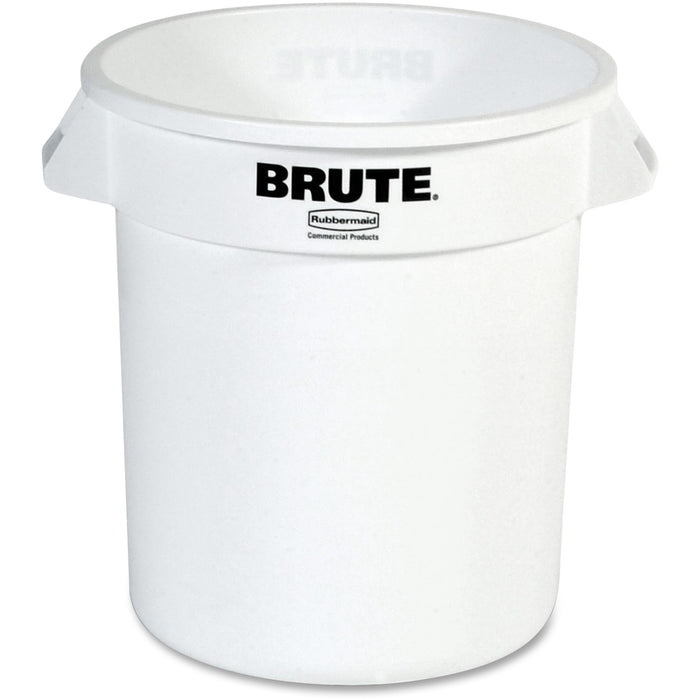 Rubbermaid Commercial Brute 10-Gallon Vented Container - RCP261000WH