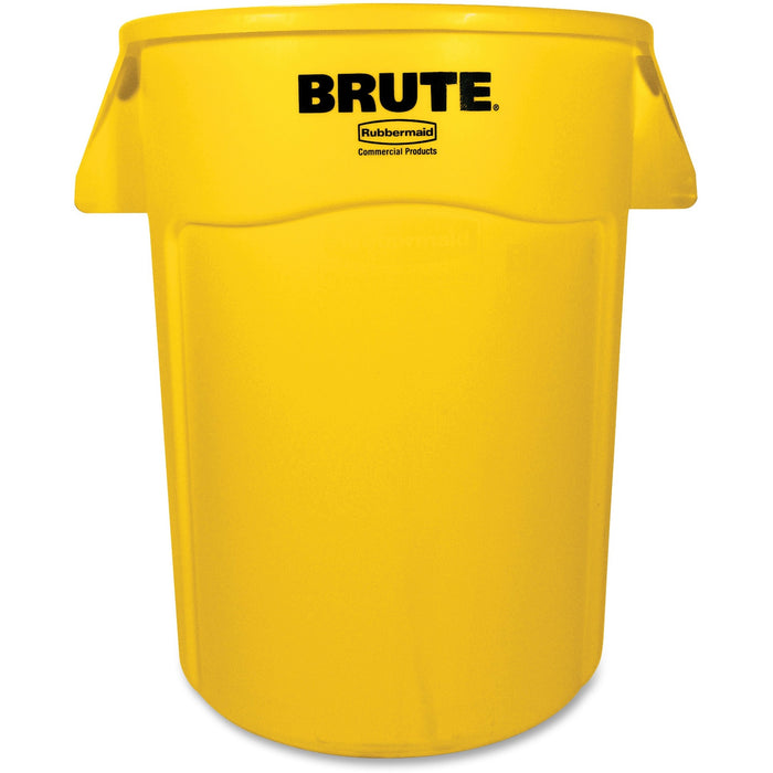 Rubbermaid Commercial Brute 44-Gallon Vented Utility Container - RCP264360YL