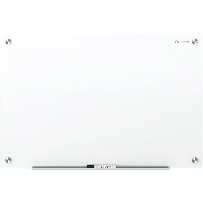 Quartet Magnetic Glass Dry-Erase Board - QRTG24836W