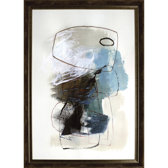 Lorell In The Middle Framed Abstract Art - LLR04472