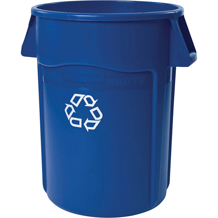 Rubbermaid Commercial Brute 44-Gallon Vented Recycling Container - RCP264307BLU