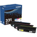 Brother TN331 Original Standard Yield Laser Toner Cartridge - Multi-pack - Cyan, Magenta, Yellow - 3 / Box - BRTTN3313PK Brother Industries, Ltd