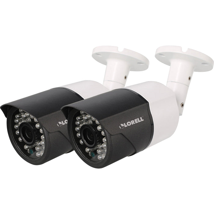 Lorell 5 Megapixel HD Surveillance Camera - 2 Pack - Bullet - LLR00222
