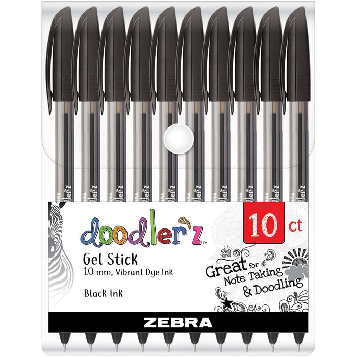 Zebra Pen Doodler'z Gel Stick Pens - ZEB41910