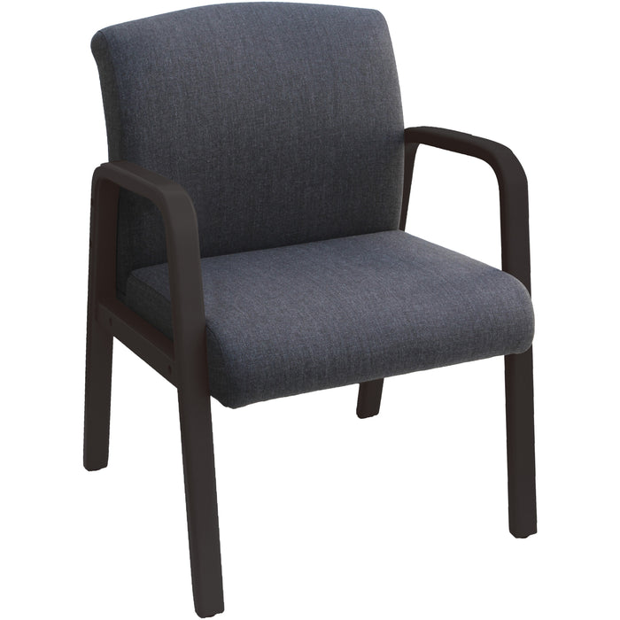 Lorell Gray Flannel Fabric Guest Chair - LLR68559