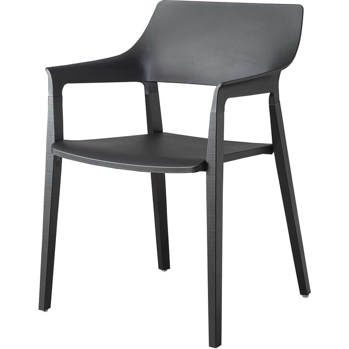 Lorell Wood Legs Stack Chairs - LLR42959