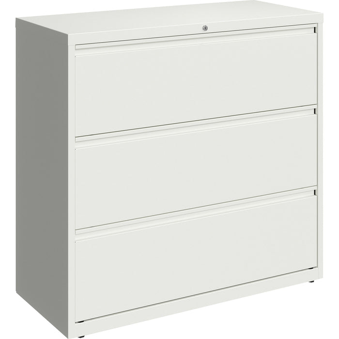 Lorell 42" White Lateral File - 3-Drawer - LLR00034