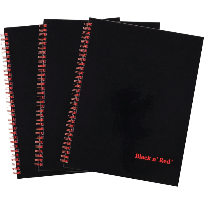 Black n' Red Hardcover Twinwire Business Notebook - JDK400123488