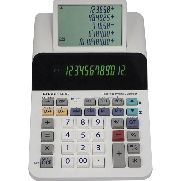 Sharp EL-1501 12-digit Printing Calculator - SHREL1501
