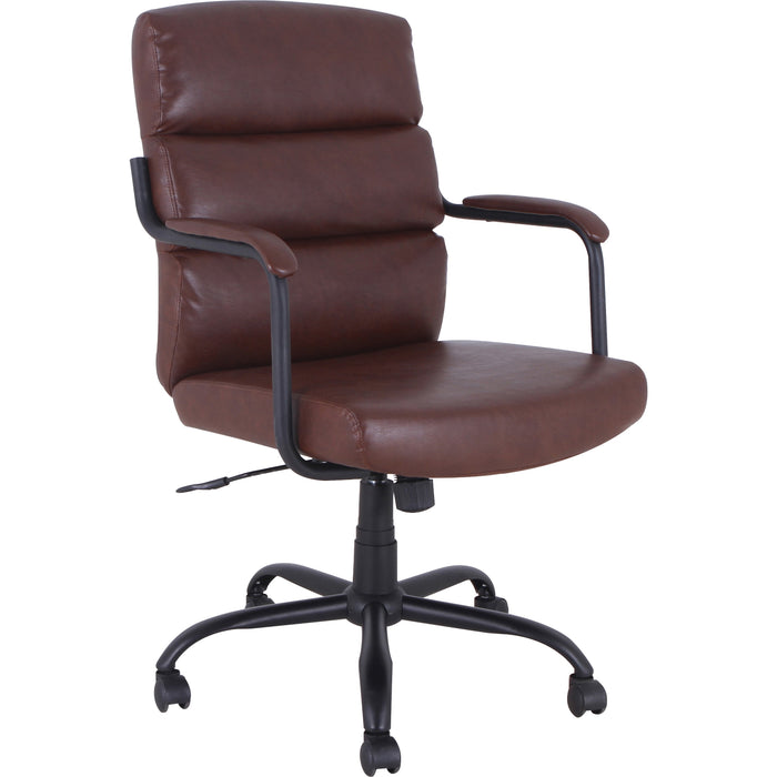 Lorell SOHO Collection High-back Leather Chair - LLR68572