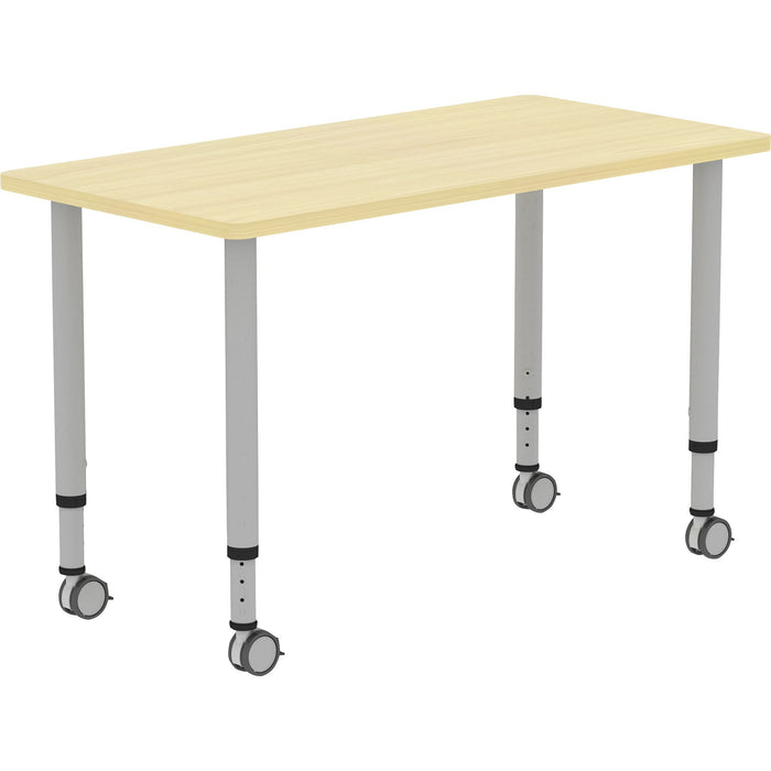 Lorell Height-adjustable 48" Rectangular Table - LLR69582