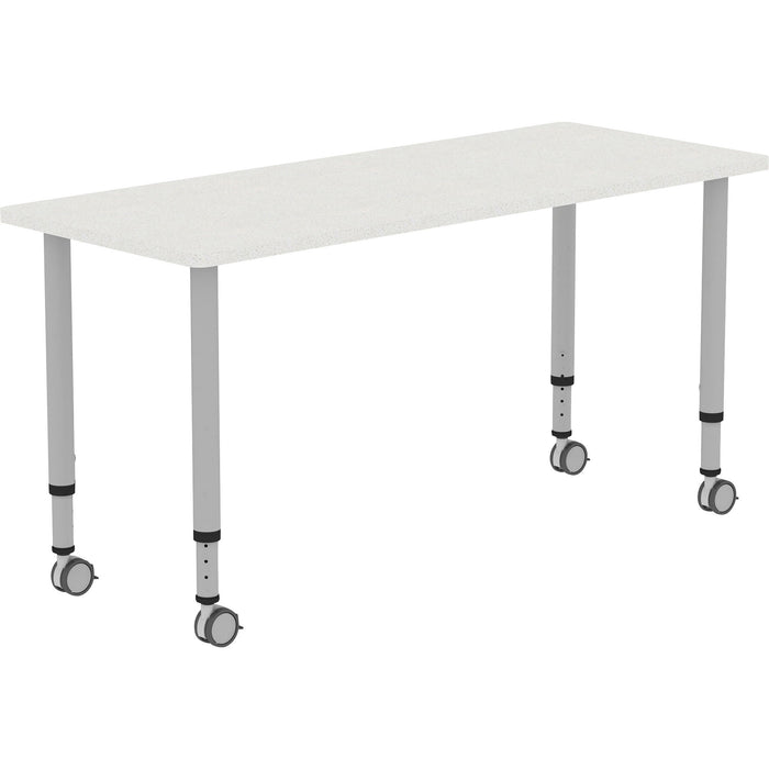 Lorell Height-adjustable 60" Rectangular Table - LLR69579