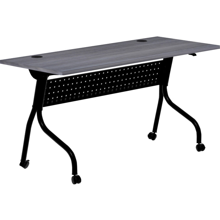 Lorell Charcoal Flip Top Training Table - LLR59487