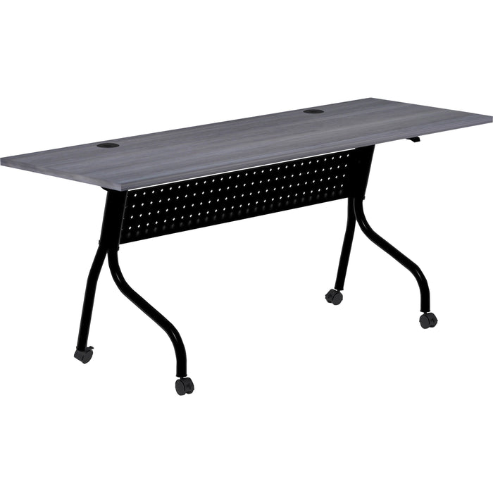 Lorell Charcoal Flip Top Training Table - LLR59488