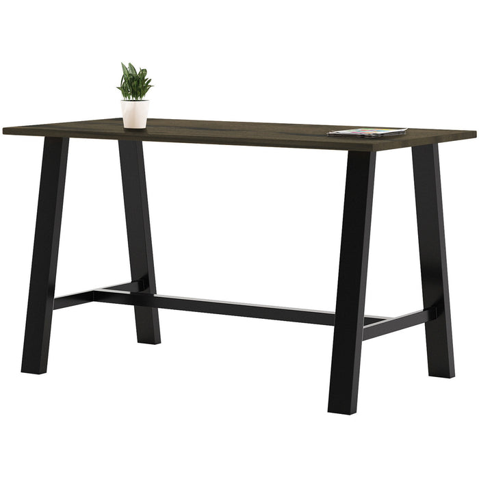 KFI Midtown Solid Wood Top Cafe Table - KFI3672MTLFTB41