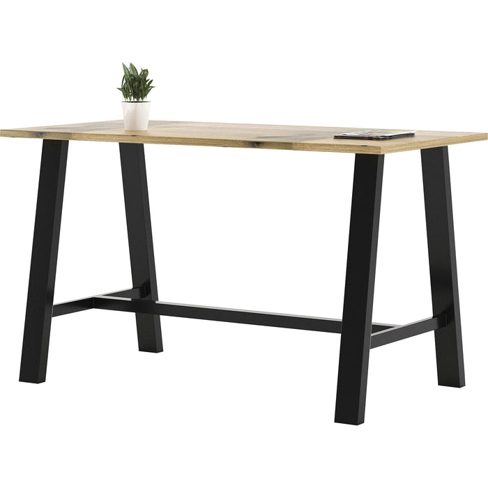 KFI Midtown Solid Wood Top Cafe Table - KFI3672MTLFTN41