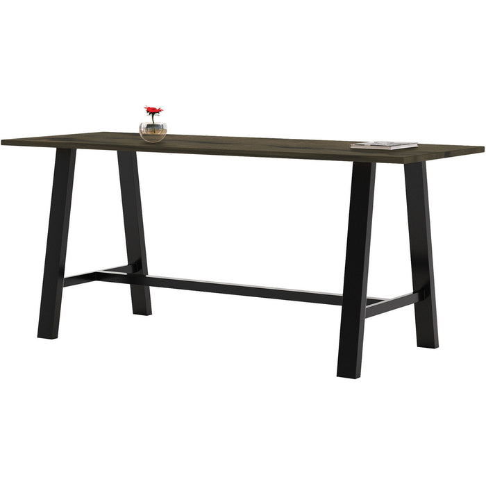 KFI Midtown Solid Wood Top 41"H Table - KFI3684MTLFTB41