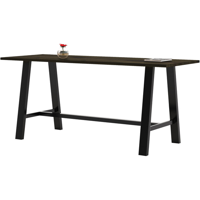 KFI Midtown Solid Wood Top 41"H Table - KFI3684MTLFTE41