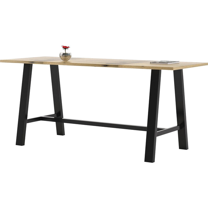 KFI Midtown Solid Wood Top 41"H Table - KFI3684MTLFTN41