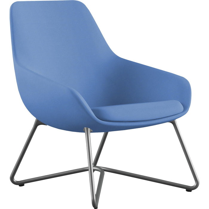 9 to 5 Seating W-shaped Base Lilly Lounge Chair - NTF9111LGSFBU