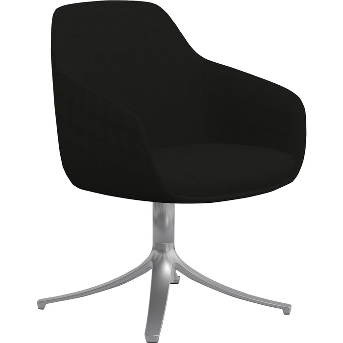 9 to 5 Seating Lilly Swivel Base Fabric Lounge Chair - NTF9134GTSFON