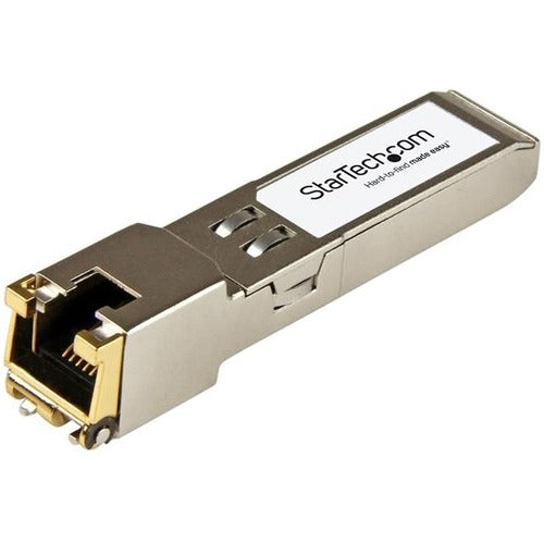 StarTech.com Brocade XBR-000190 Compatible SFP Module - 1000BASE-T - 1GE Gigabit Ethernet SFP to RJ45 Cat6/Cat5e Transceiver - 100m - STCXBR000190ST