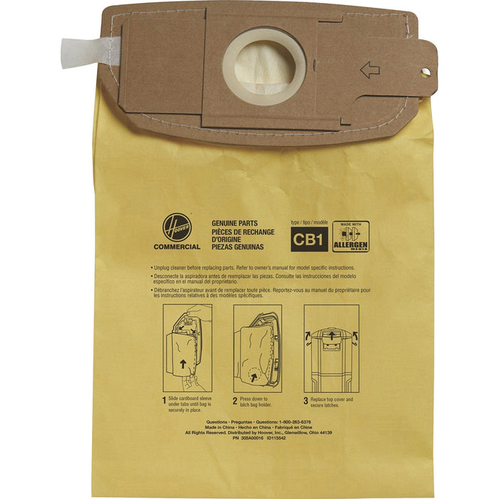 Hoover HushTone 6-Quart Vacuum Bags - HVRAH10273