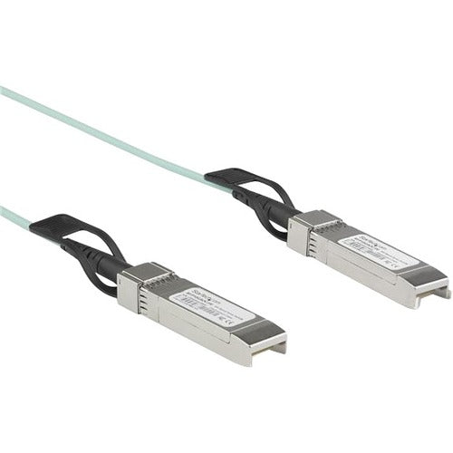 StarTech.com Dell EMC AOC-SFP-10G-2M Compatible 2m 10G SFP+ to SFP AOC Cable - 10GbE SFP+ Active Optical Fiber - 10Gbps SFP + Cable 6.5' - STCAOCSFP10G2ME