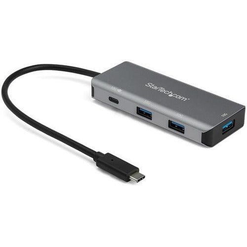 StarTech.com 4 Port USB C Hub to 3x USB-A 1x USB-C - 10Gbps USB 3.1 Gen 2 Type C Hub - 100W Power Delivery Passthrough Charging - Portable - STCHB31C3A1CPD3