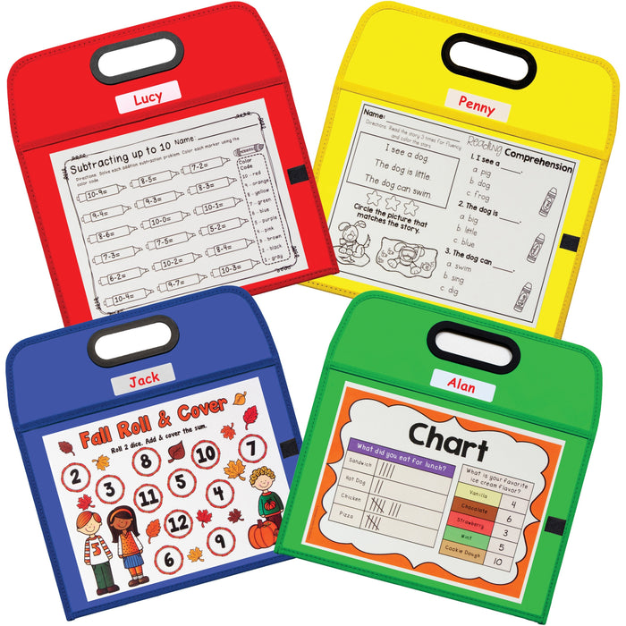 C-Line Portable Dry Erase Pockets - Study Aid - CLI40210