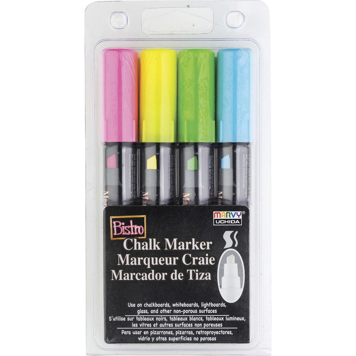 Marvy Bistro Chisel Tip Chalk Markers - UCH4834H