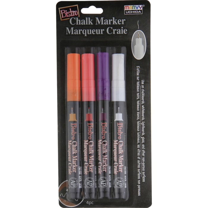 Marvy Bistro Extra Fine Tip Chalk Markers - UCH4854H