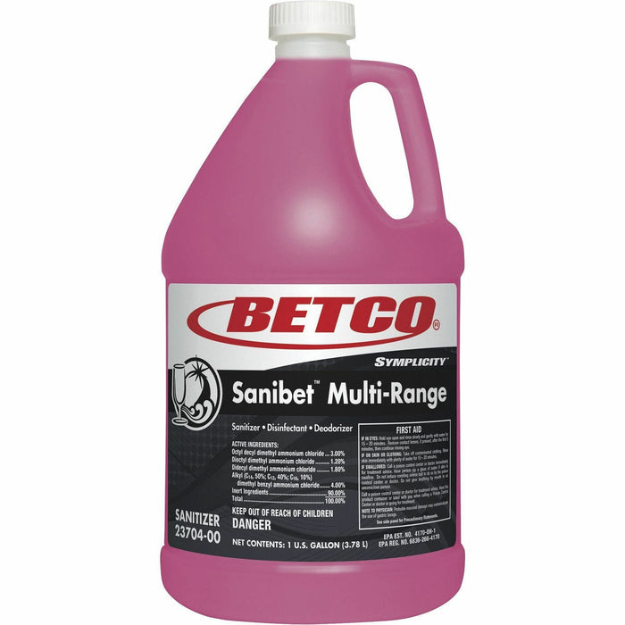 Betco Sanibet Sanitizer Disinfect Deodorizer - BET2370400