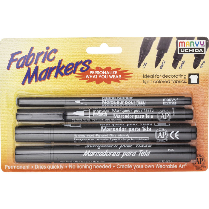 Marvy Fabric Markers Set - UCH51244A