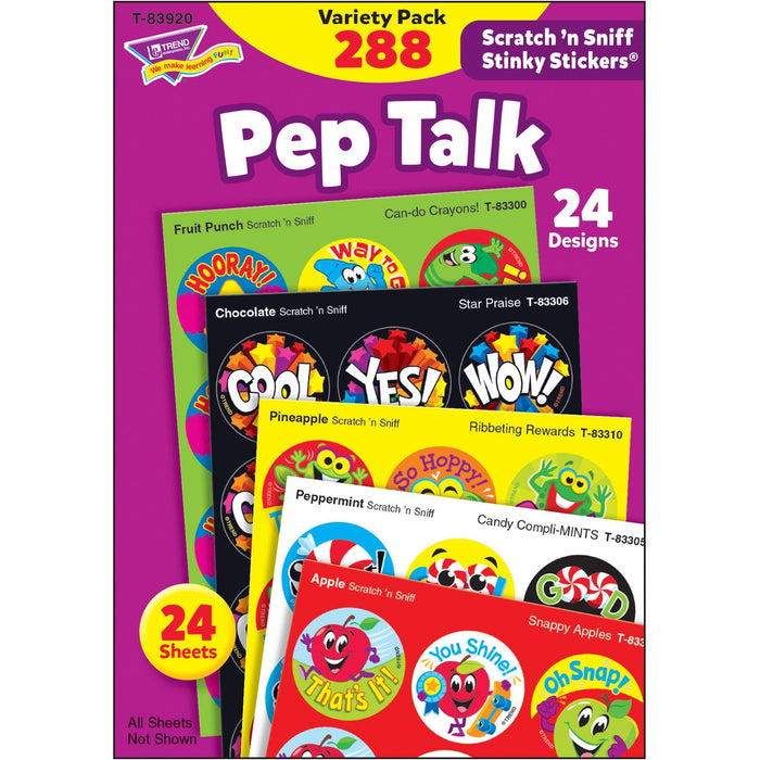 Trend Pep Talk Scratch 'n Sniff Stinky Stickers - TEP83920