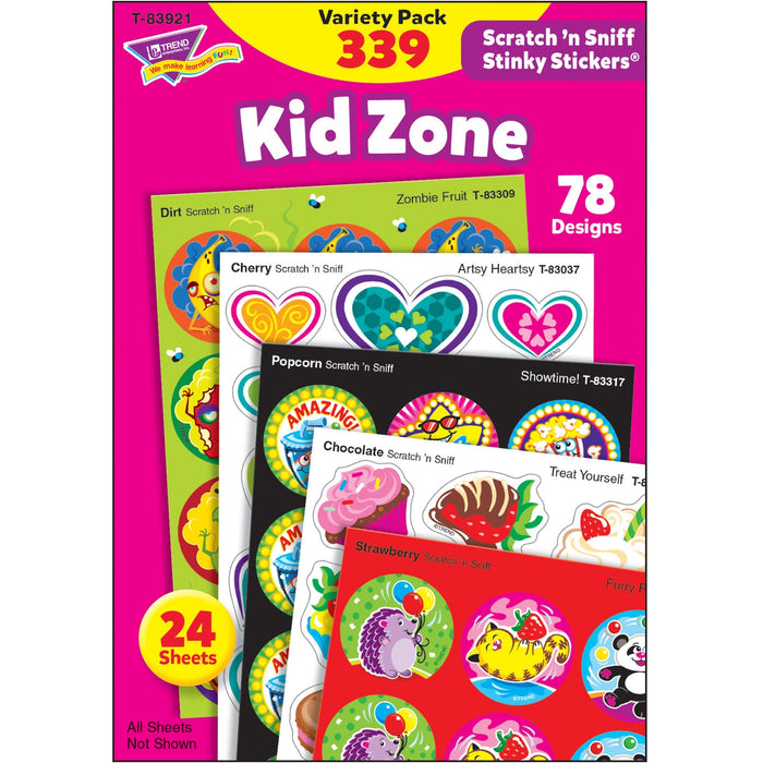 Trend Kid Zone Scratch 'n Sniff Stinky Stickers - TEP83921