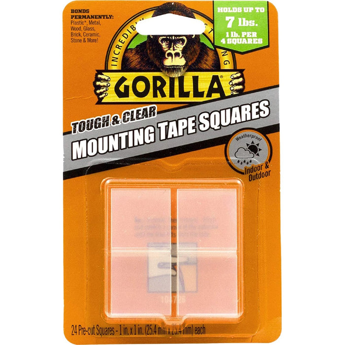 Gorilla Tough & Clear Mounting Squares - GOR6067202