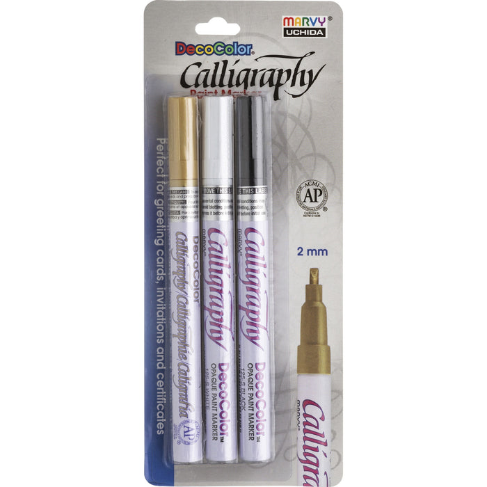 Marvy DecoColor Calligraphy Paint Markers - UCH1253C