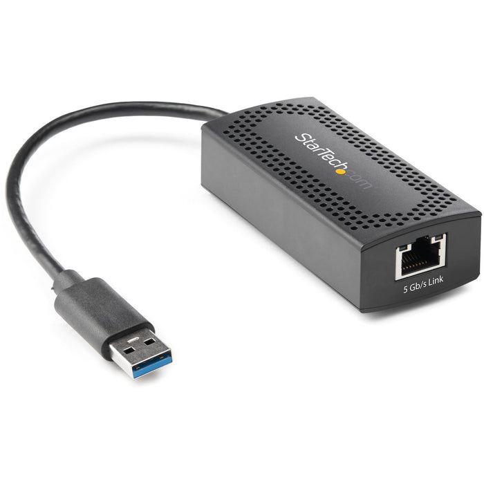StarTech.com 5GbE USB A to Ethernet Adapter - NBASE-T NIC - USB 3.0 Type A 2.5 GbE /5 GbE Multi Speed Gigabit Network USB 3.1 to RJ45/LAN - STCUS5GA30