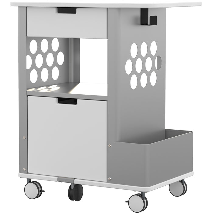 Focal Rolling Storage Cart - SAF5202WH