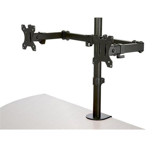 StarTech.com Desk Mount Dual Monitor Arm - Ergonomic VESA Compatible Mount for up to 32 inch Display - Desk Clamp / Grommet - Articulating - STCARMDUAL2