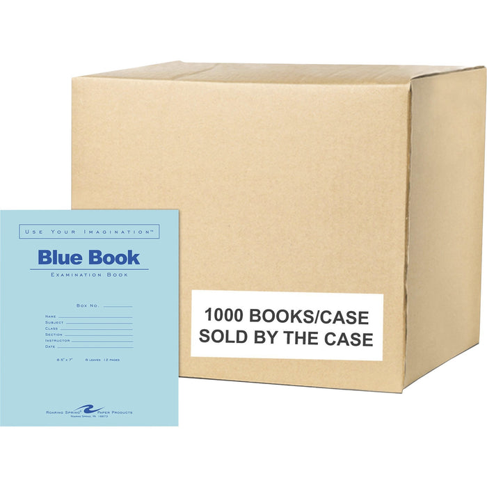 Roaring Spring Blue Examination Book - ROA77511CS