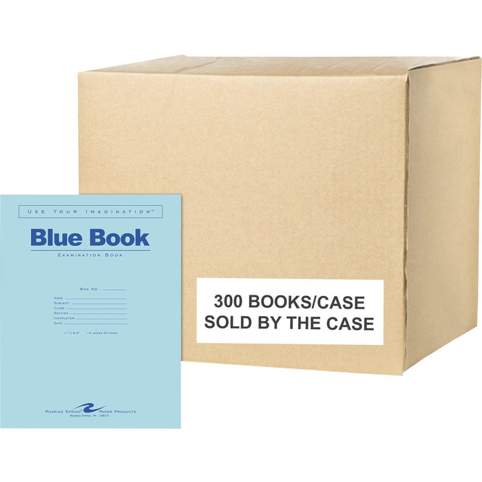 Roaring Spring Blue Examination Book - ROA77518CS