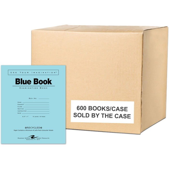 Roaring Spring Blue Examination Book - ROA77608CS