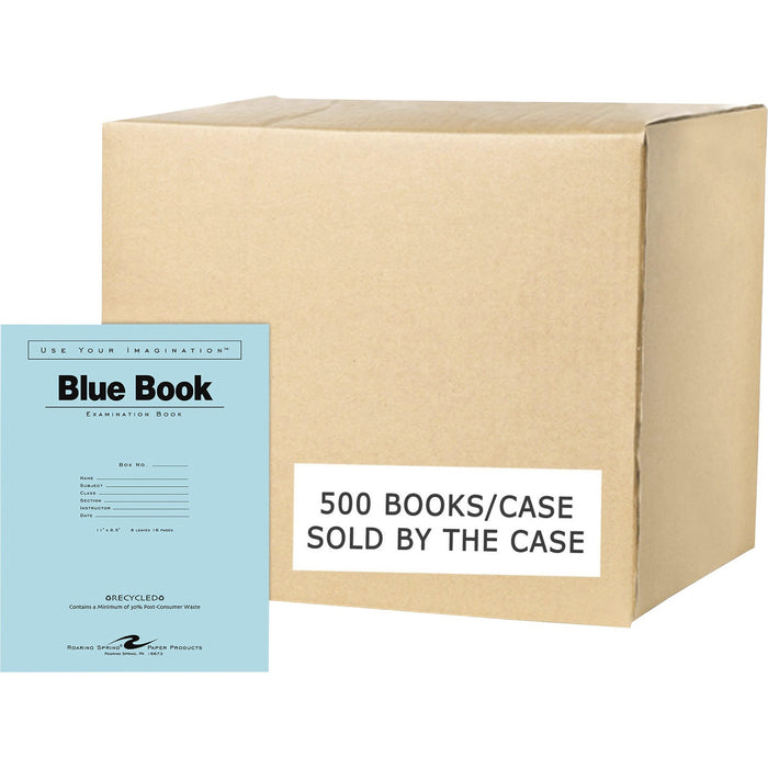 Roaring Spring Blue Examination Book - ROA77609CS